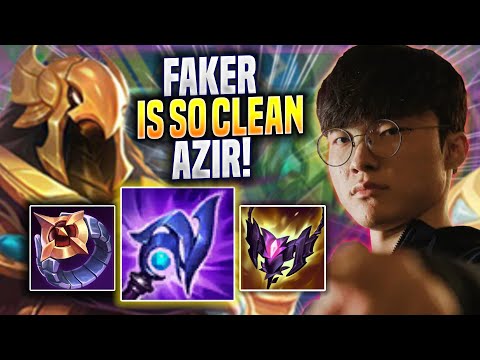 FAKER IS SO CLEAN WITH AZIR! - T1 Faker Plays Azir MID vs Syndra! | Preseason 2023