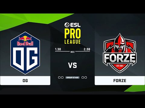 🔴  RU   ForZe vs OG BO3  ESL Pro League Season 14