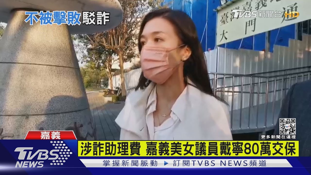 涉詐助理費　嘉義美女議員戴寧80萬交保