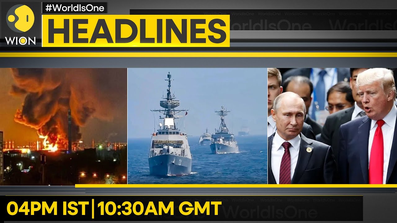 Kremlin Releases Trump-Putin Talk Schedule | KYIV Drones Spark Spark Fires In Moscow | Headlines