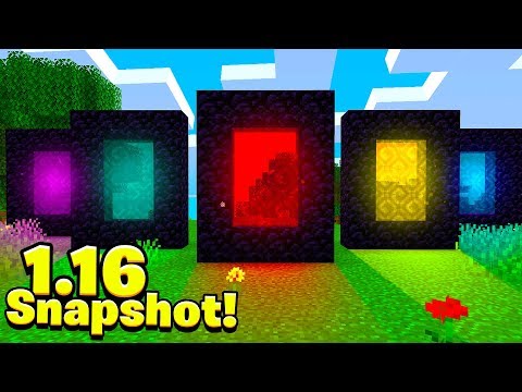 REACTION TO THE NEW DIMENSIONS OF MINECRAFT!!