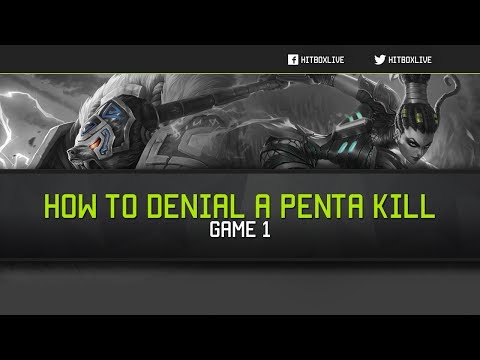 How to Denial a Penta Kill - Denial EU -vs- Reign eSports