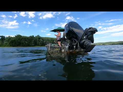 Float pod install underwater view