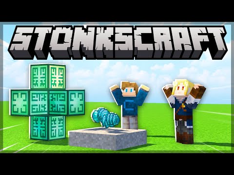 FIZ UM GERADOR De MINÉRIOS INFINITOS! / StonksCraft #17