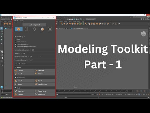 Maya Modeling Toolkit Explained: Essential Tools for 3D Modeling | Part 1 | Autodesk Maya | #11