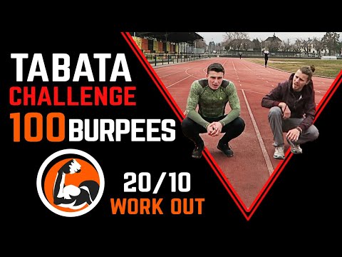 TABATA Workout : 100 Burpees Challenge - TABATAMANIA