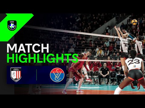 Highlights | CS Volei Alba BLAJ vs. Vasas Óbuda BUDAPEST | CEV Volleyball Cup 2025 | Semi Finals