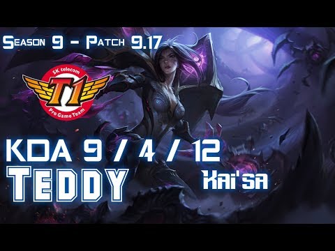 SKT T1 Teddy KAI'SA vs DRAVEN ADC - Patch 9.17 KR Ranked