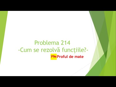 Problema 214: Cum se rezolvă funcțiile? #profuldemate #REZOLVteme #matematică #Evaluare #Națională