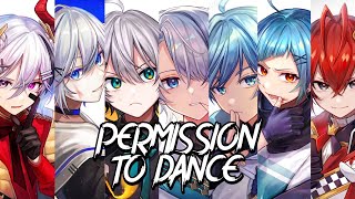 Permission To Dance - Nightcore (Lyrics)