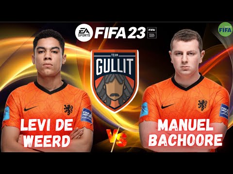 LEVI DE WEERD VS TG MANU - FIFA 23 / TEAM GULLIT'S CLASH / PRÓ VS PRÓ
