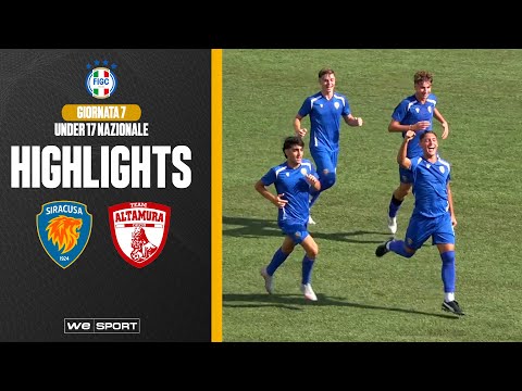 Siracusa vs. Team Altamura (Under 17 National Team - Group D - Matchday 7)