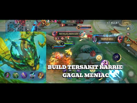 KARRIE BEST META DESTROYER BUILD TERSAKIT KARRIE 🔥 ( 💯%)