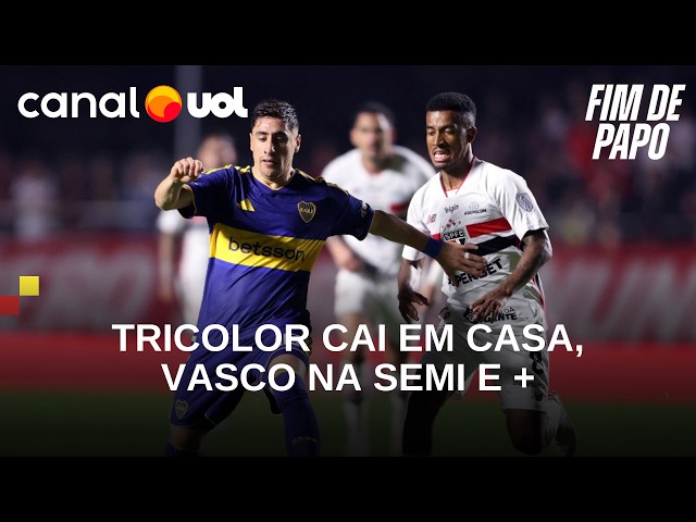 Imagem ilustrativa sobre Boca leva vantagem de 2 a 1 no agregado e elimina o São Paulo após empate no Morumbi