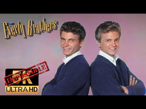 The Everly Brothers AI 5K Colorized ❌Impossible Restore❌ - All I Have To Do Is Dream (1958)