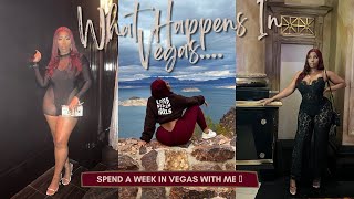 VEGAS VLOG | A WEEK IN LAS VEGAS | USHER RESIDENCY, HOOVER DAM, MADAME TUSSAUDS, DRAIS + MORE!