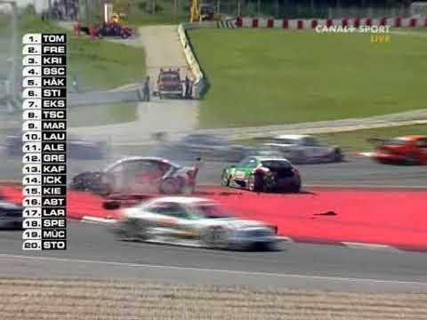 dtm barcelona crash