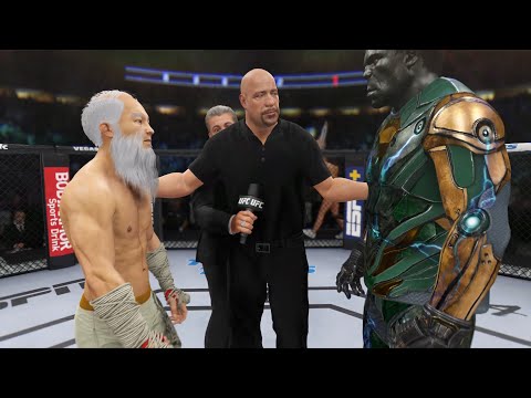 Old Bruce Lee vs. Armor Hulk - EA Sports UFC 4 - Crazy UFC 👊🤪