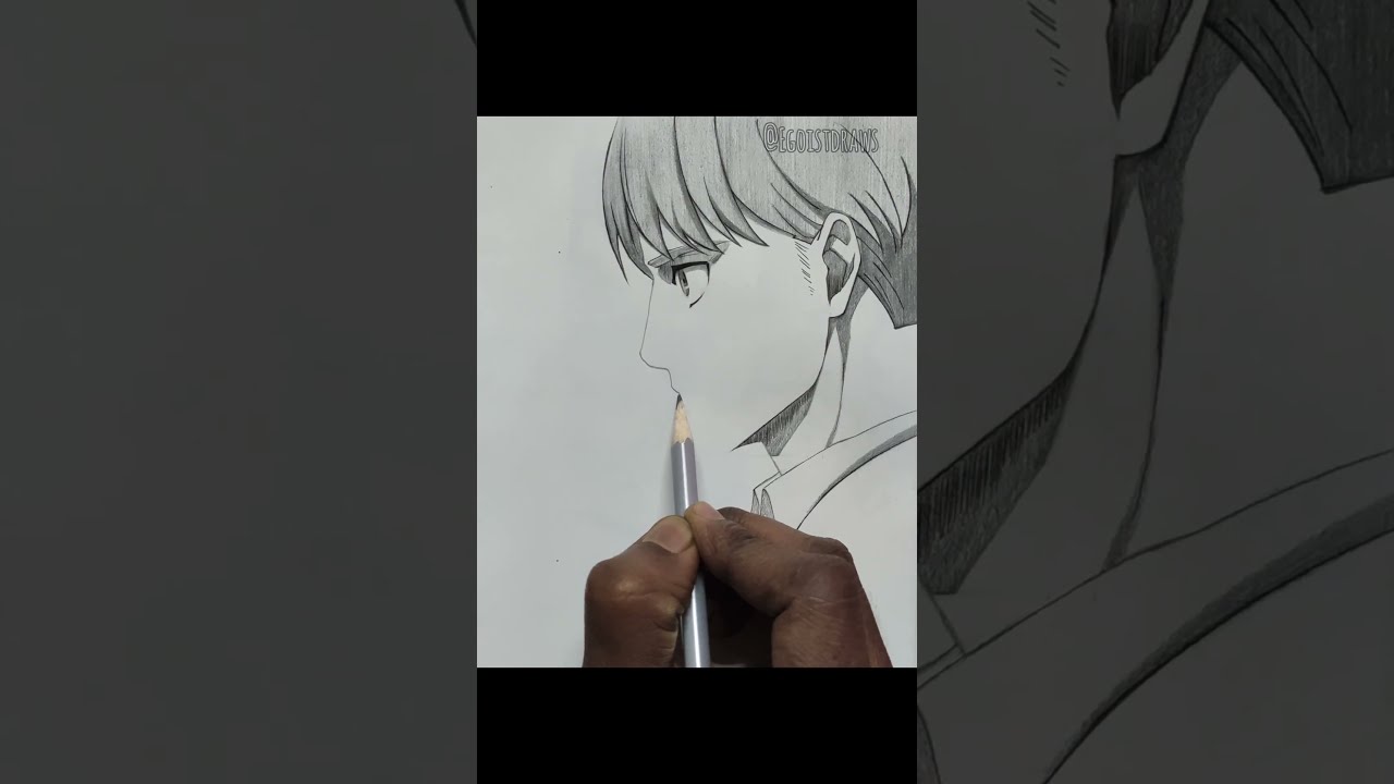 Drawing Armin Arlet - #art#drawinganime#attackontitan #armin#shorts