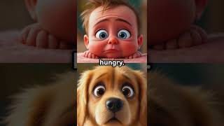 A Dog's Heartwarming Act  FEEDING a Baby