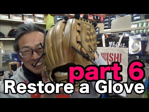 グラブレストア Restore a glove part 6 #1511 Video
