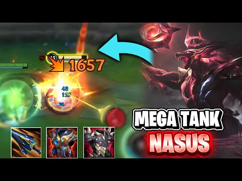 I Tried The Tank Nasus Build And Its Perfect! Wild Rift (Runes & Build)
