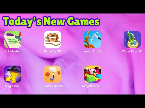 HR Master,Rope Tie 3D,Wood Art 3D!,Water Flow 3D,Magic Duel!,Farmers Bazooka,Merge Defense 3D! - YouTube