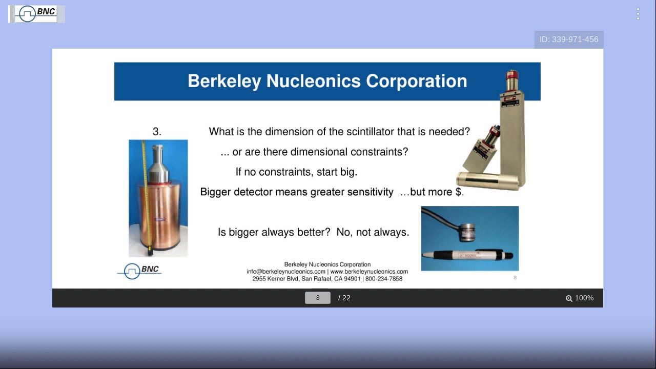 Customizing Your Scintillation Detector - Tradeoffs on Materials, Sizes and Components