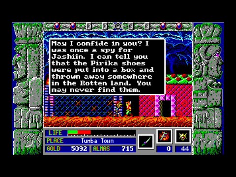 Прохождение сложной DOS игры 1991 г - Zeliard (ч.1)