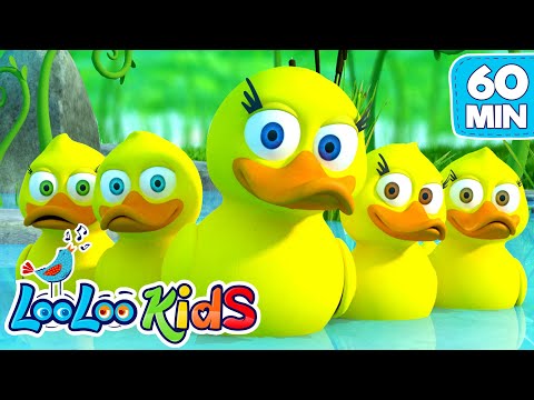 Five Little Ducks - Amazing Songs With AnimalsLooLoo Kids