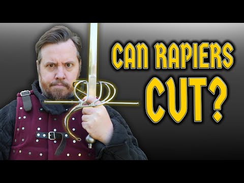 Can a RAPIER Actually CUT?! The results were SHOCKING!
