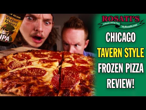 Tavern Style Chicago Pizza | Rosati's Frozen Pizza Review