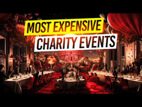 The Most Expensive Charity Events in the World !