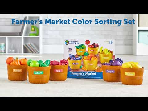 Slide 5 - Farmer's Market Colour Sorting Set (video)