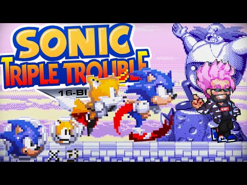 SONIC TRIPLE TROUBLE : 16 BIT - NEW FANGAME PLAYTHROUGH