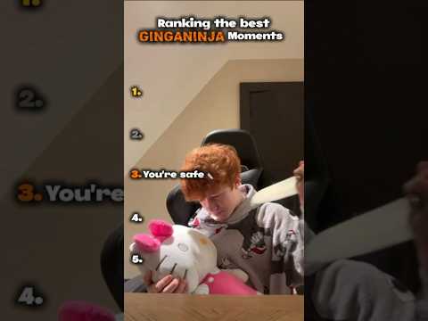 Ranking funny Ginganinja moments #shorts #reaction #ginger #tiktok