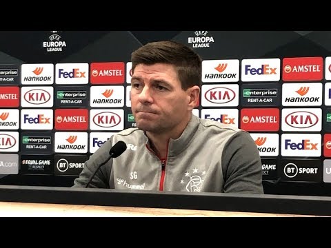 Steven Gerrard FULL Pre-Match Press Conference - Rangers v Braga - Europa League