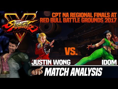 SFV Match Analysis: Red Bull Battle Grounds 2017 CPT NA Regional Finals - Justin Wong vs. Idom