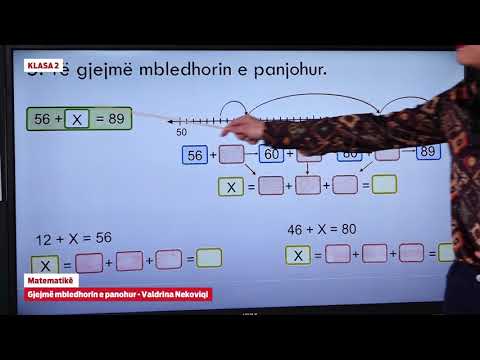 e Mesimi - Klasa 2 -2883 Matematikë - Gjejmë mbledhorin e panjohur