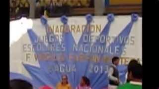 preview picture of video 'Inauguración Juegos escolares 2013 - Bagua Francisco V. Farfán Monteza'