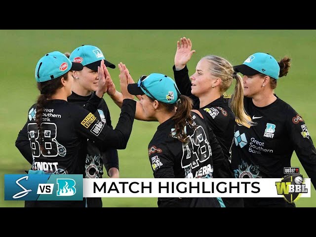 Heat hang on to defeat Strikers in final-ball thriller | Weber WBBL|08 Heat hang on to defeat Strikers in final-ball thriller | Weber WBBL|08