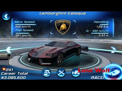 Asphalt 6: Adrenaline #86 Racing with a Lamborghini Estoque in Los Angeles