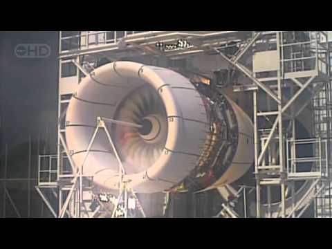 Motor Avión Explosión Airbus A380 Prueba Test (HD)