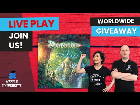 Dunaïa Board Game -  LIVE Playthrough & Worldwide Giveaway