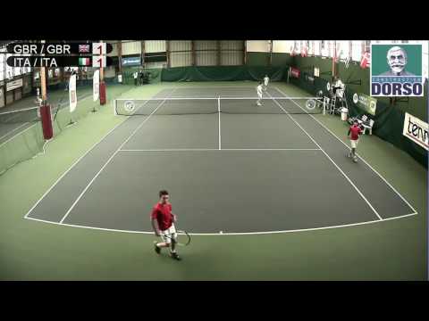 Grande-Bretagne vs Italie (double) - Open Super 12 Auray Tennis - Court 1