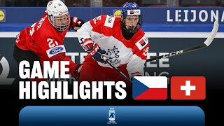 Хоккей Highlights: Czechia vs Switzerland | 2024 #U18MensWorlds