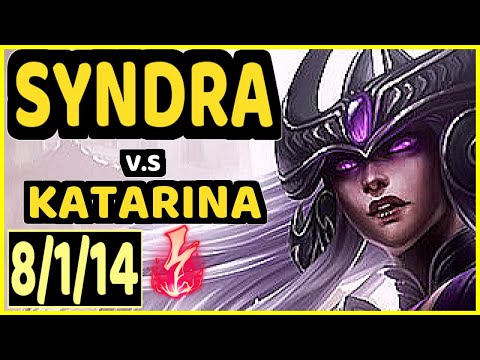 GREVTHAR (SYNDRA) vs KATARINA - 8/1/14 KDA MID CHALLENGER GAMEPLAY - BR