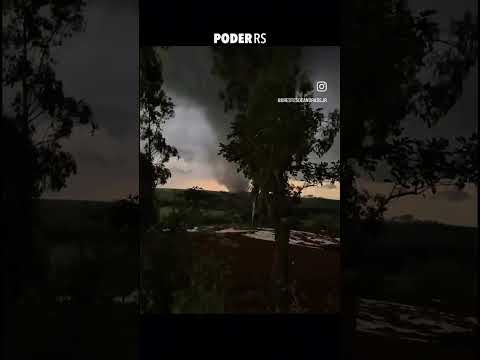Tornado atinge a região das Missões