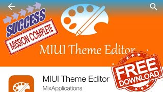 Miui Theme Editor Free Video Search Site Findclip