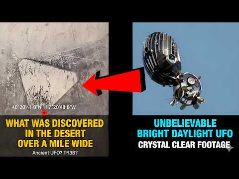Did We Just Discover A MILEWIDE TR-3B In Nevada? CRAZY CLEAR UFO Caught On Video!